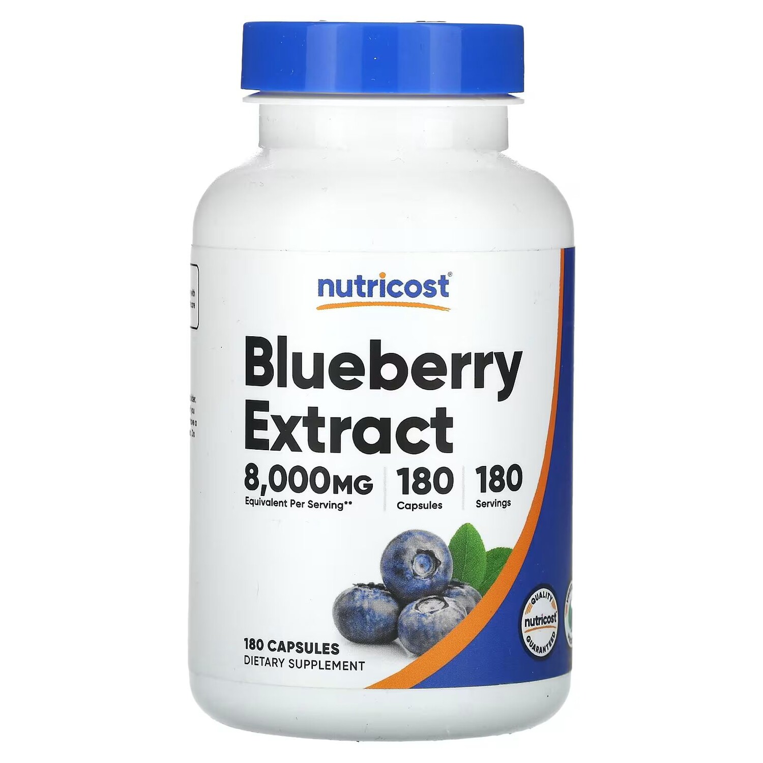 

Экстракт черники, 180 капсул Nutricost