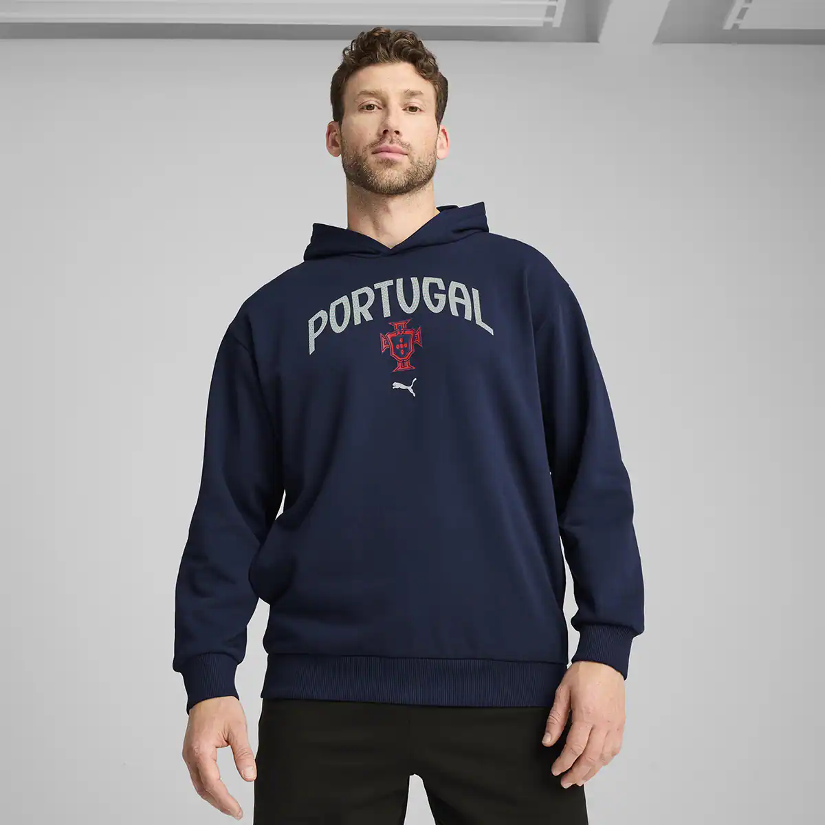 

Мужская футболка Португалия FPF ftbINRGY+ Puma, синий