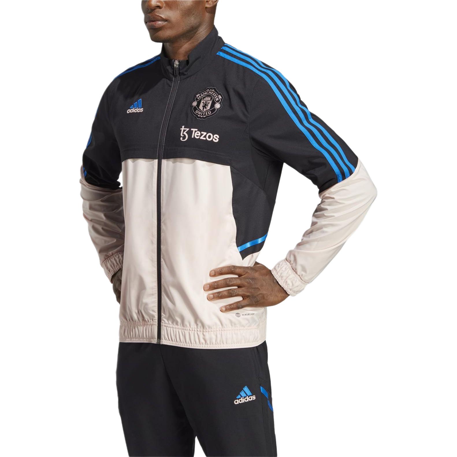 Футболка для футбола унисекс черная розовая Adidas — фото 4