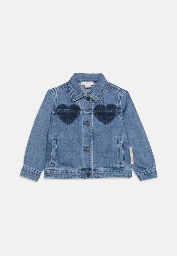 Куртка джинсовая Denim jacket Stella Mccartney Kids, Air Force Blue, синий — фото 3