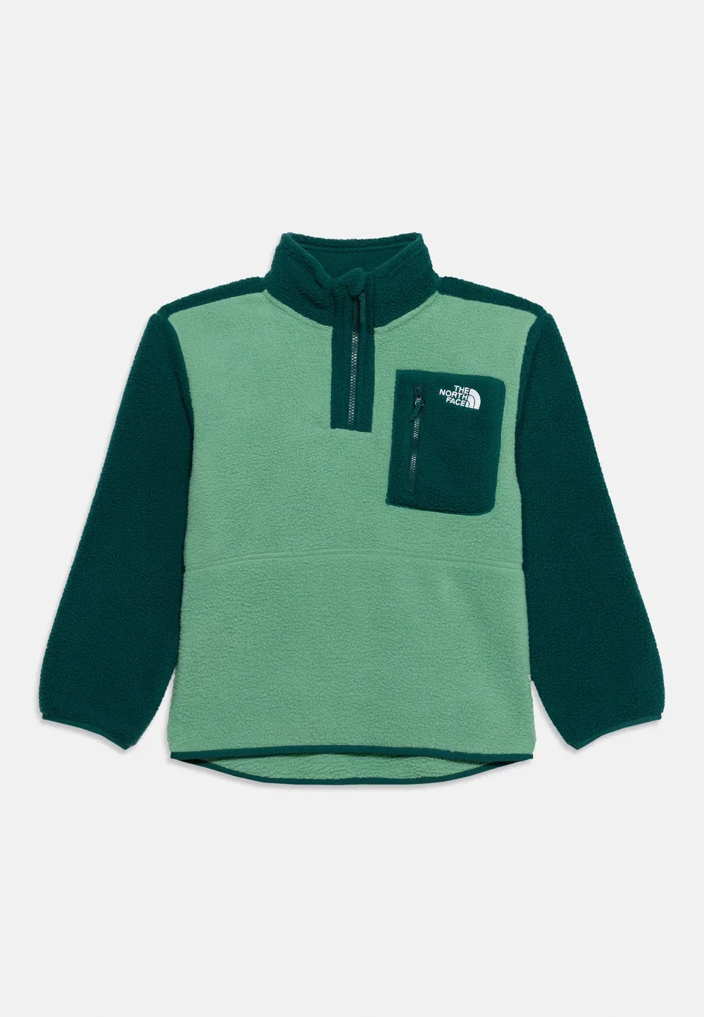 Джемпер унисекс Yumiori на молнии из флиса The North Face, Dimmed Algae/Hunter Green