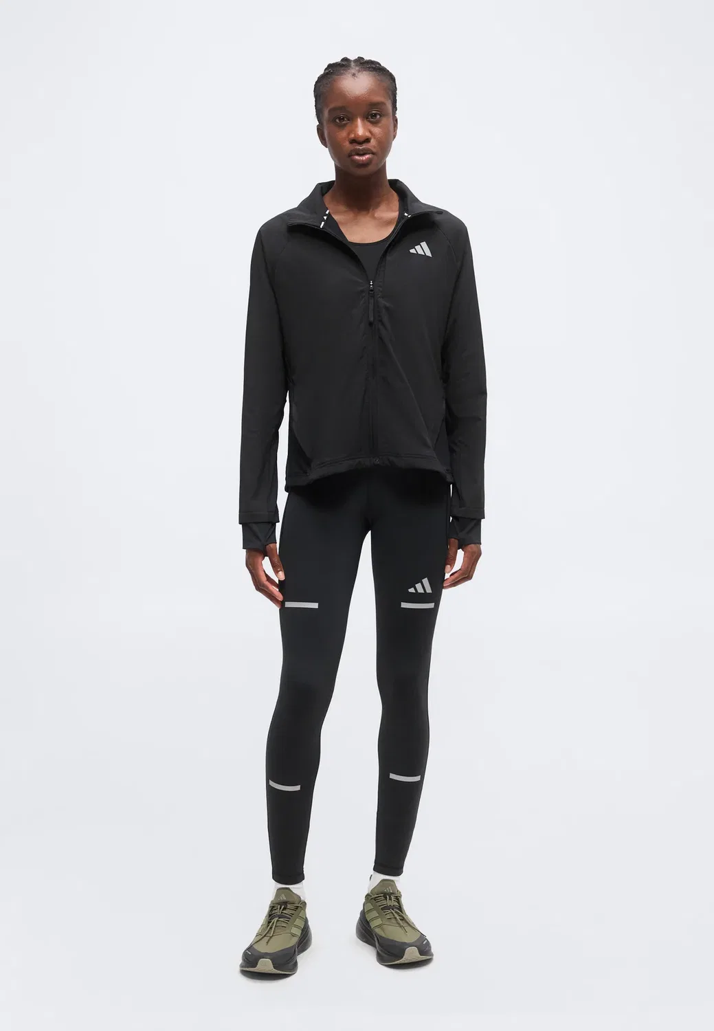Adi365 - беговая куртка Adidas Performance, Black — фото 2