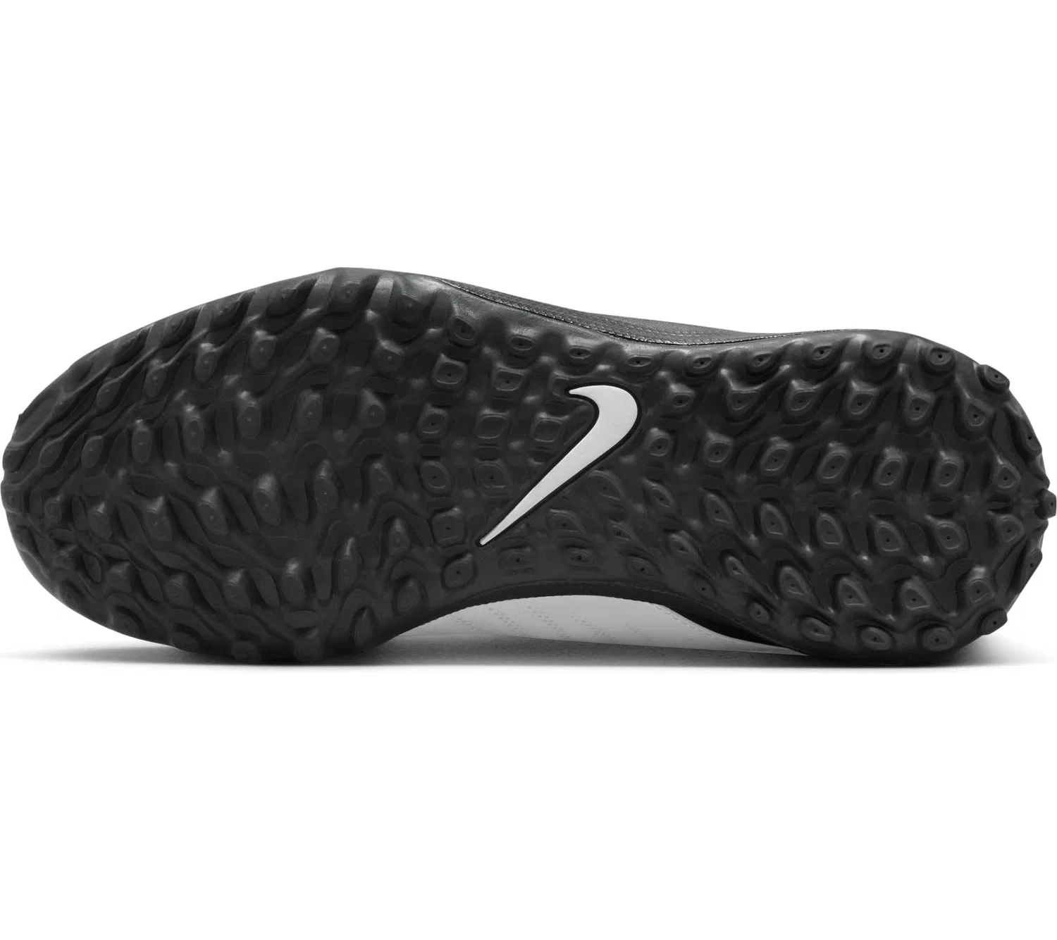Детские бутсы футбольные для мальчиков с принтом Jr Phantom Gx Ii Academy Tf NIKE, White Black Mtlc Gold Coin — фото 4