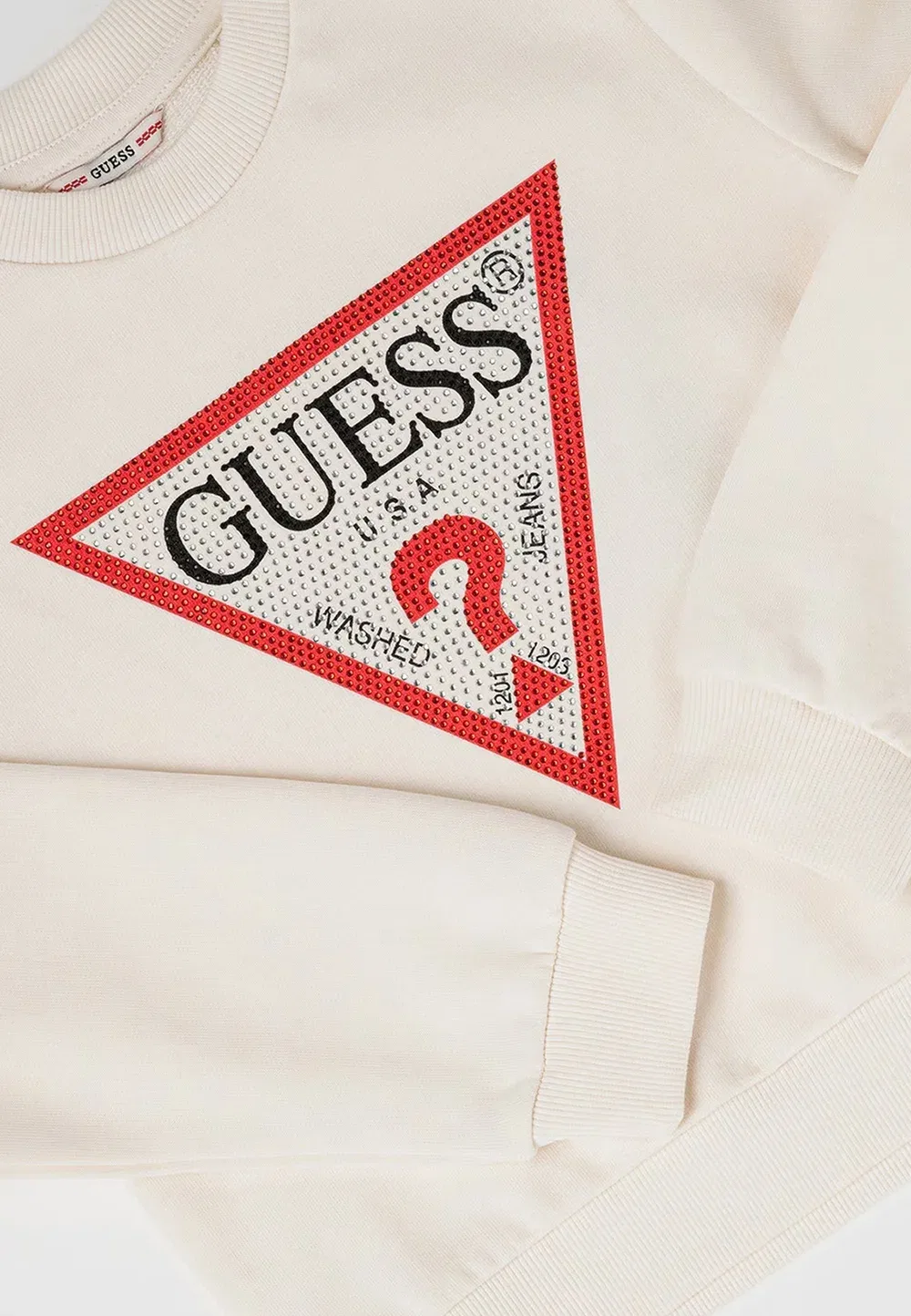Активный - толстовка Guess, Cream White — фото 3
