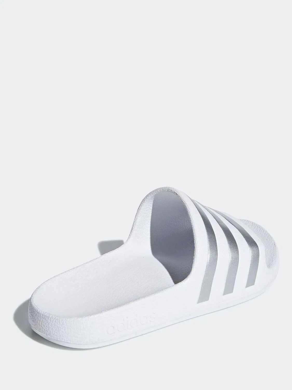 Шлепанцы Adilette adidas, белые — фото 4