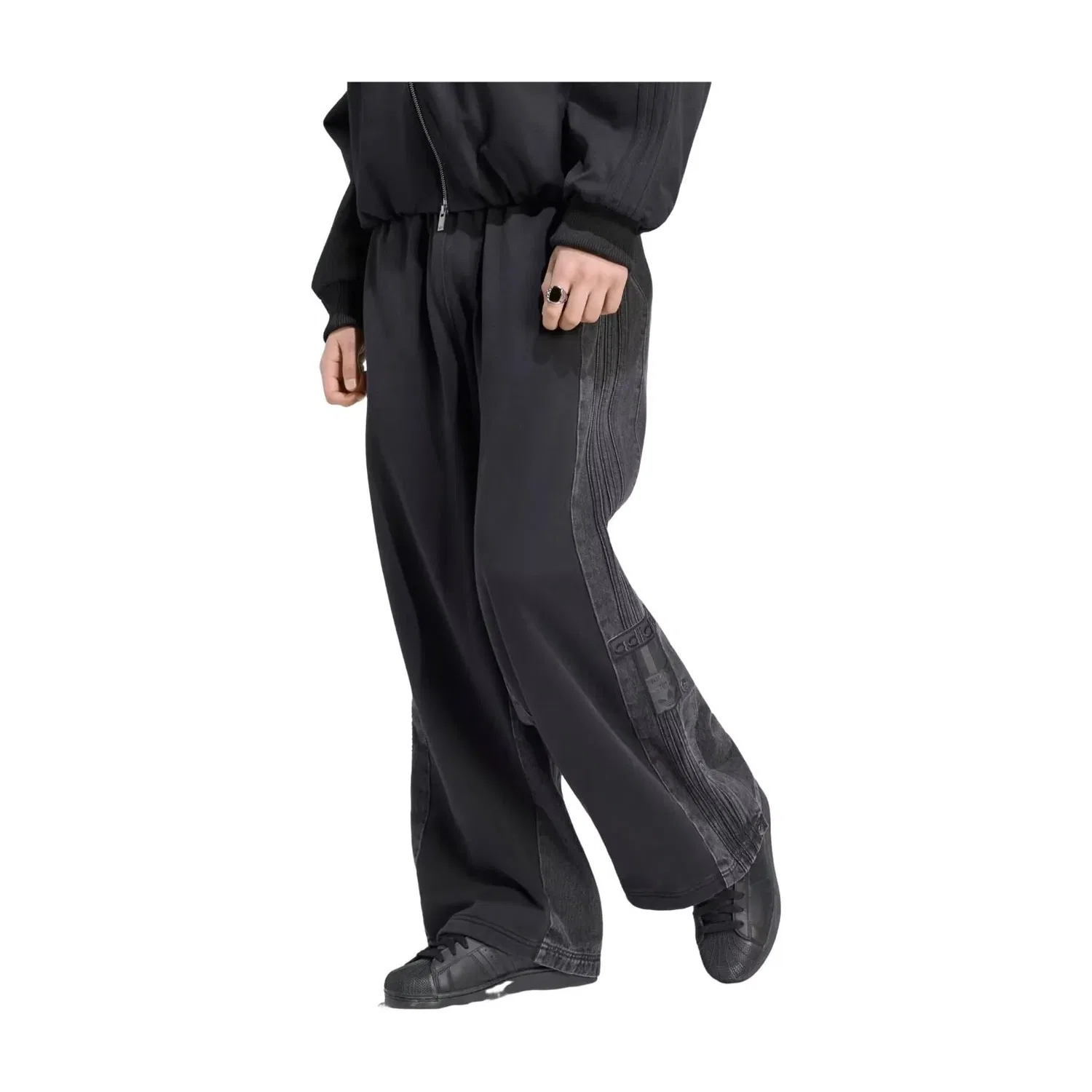 Мужские брюки Adibreak Pants Asia Sizing 'Black' adidas, черный — фото 2