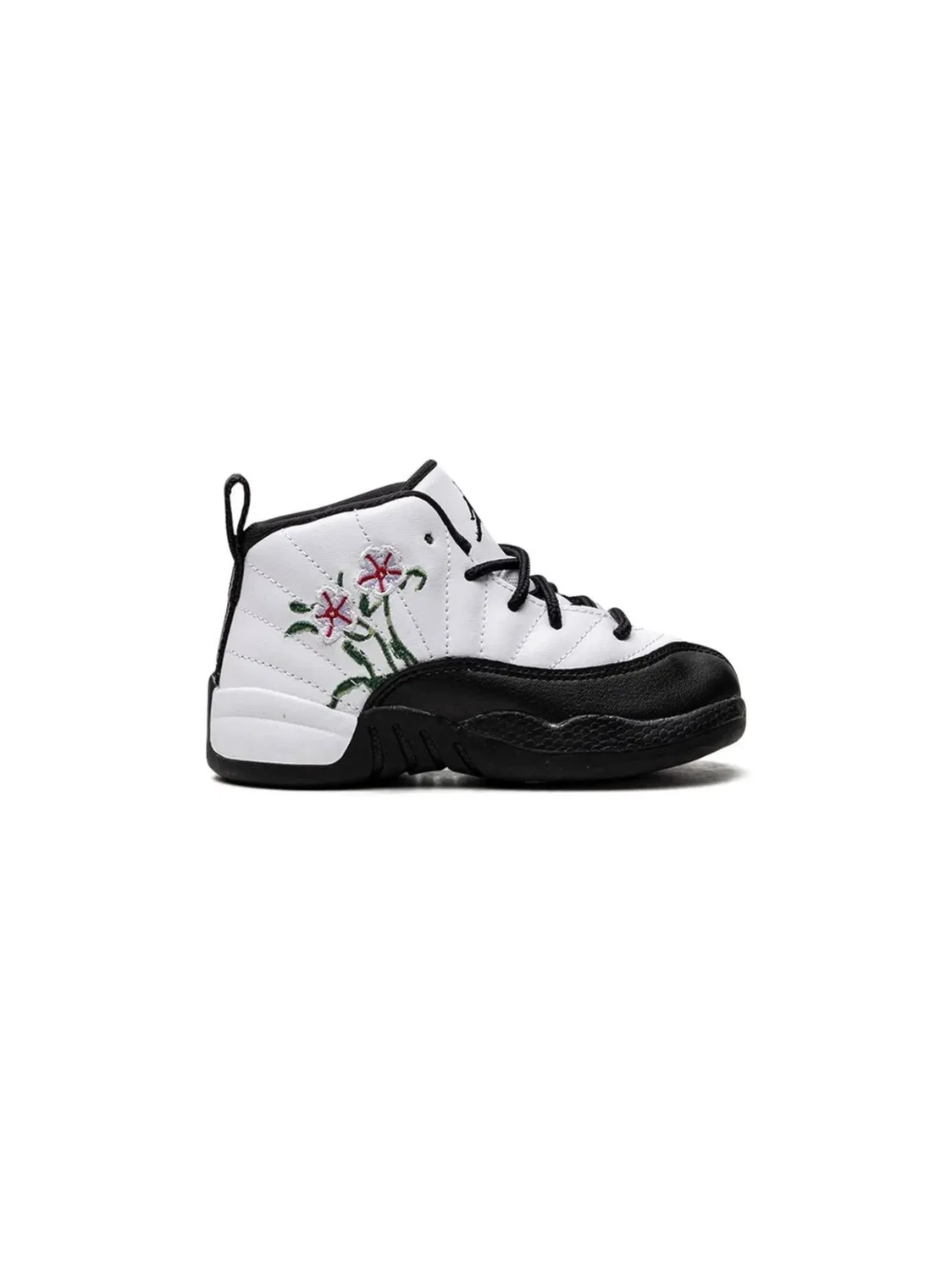 Кроссовки Air Jordan 12 "Цветы", белый — фото 2