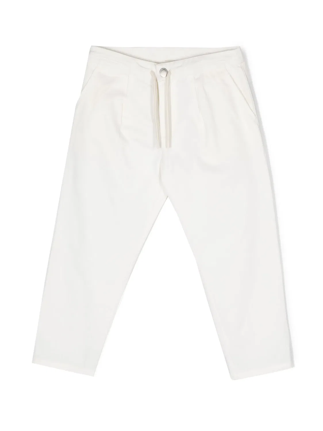Штаны сdrawstring из хлопка Emporio Armani, нейтральные