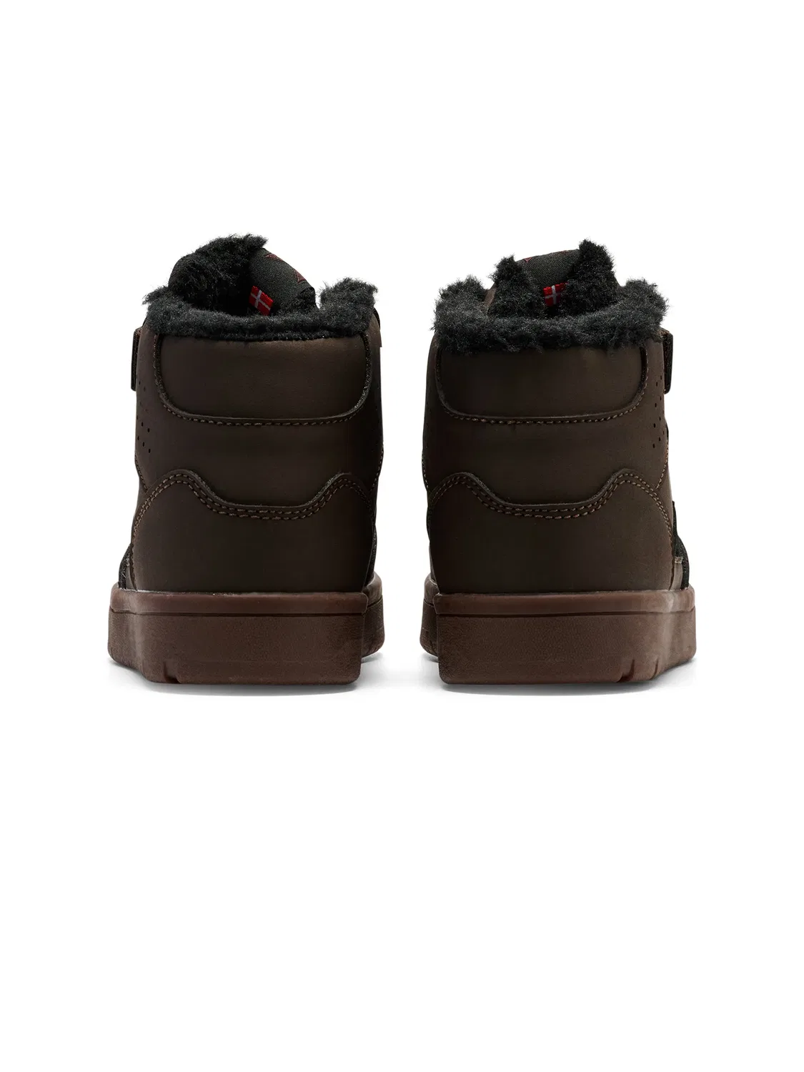 Ботинки на липучке зимние детские Camden Hummel, коричневый — фото 2