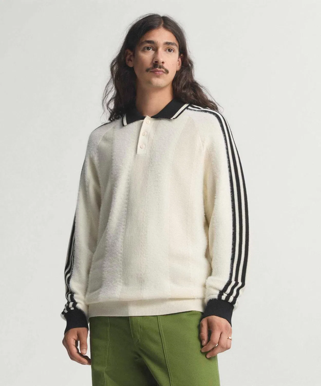 Мужское/Женское пуловер с длинным рукавомAdidas Originals, White