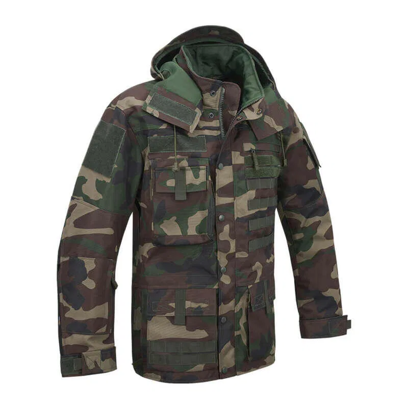 Мужская куртка для активного отдыха Performance Outdoor Jacket Brandit, Camouflagefarben Naturholzfarben Braun