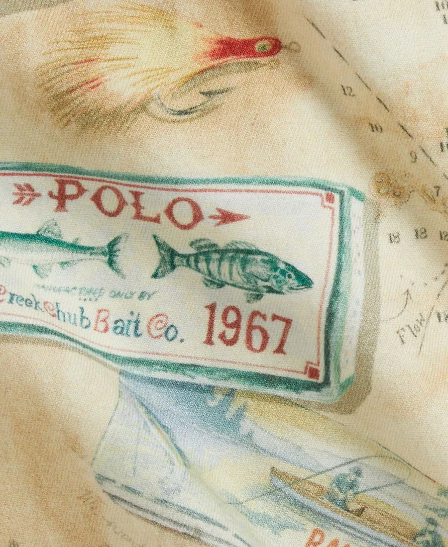 Комплект из рубашки и шорт с рыболовным принтом Polo Ralph Lauren, Multi — фото 3