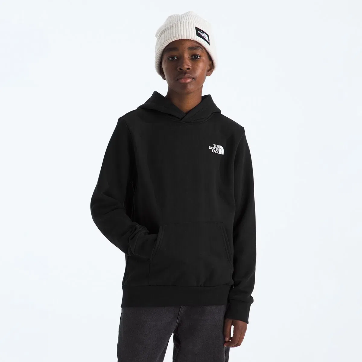 Детский свитшот-худи с принтом Evolution Box NSE Pullover The North Face, Tnf Black — фото 4