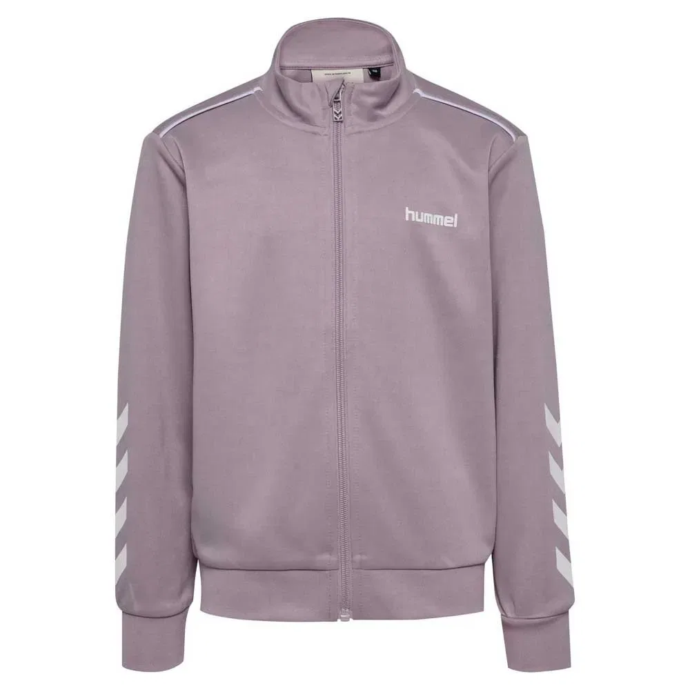 Детский спортивный костюм для девочек с принтом Hummel, Purple — фото 2