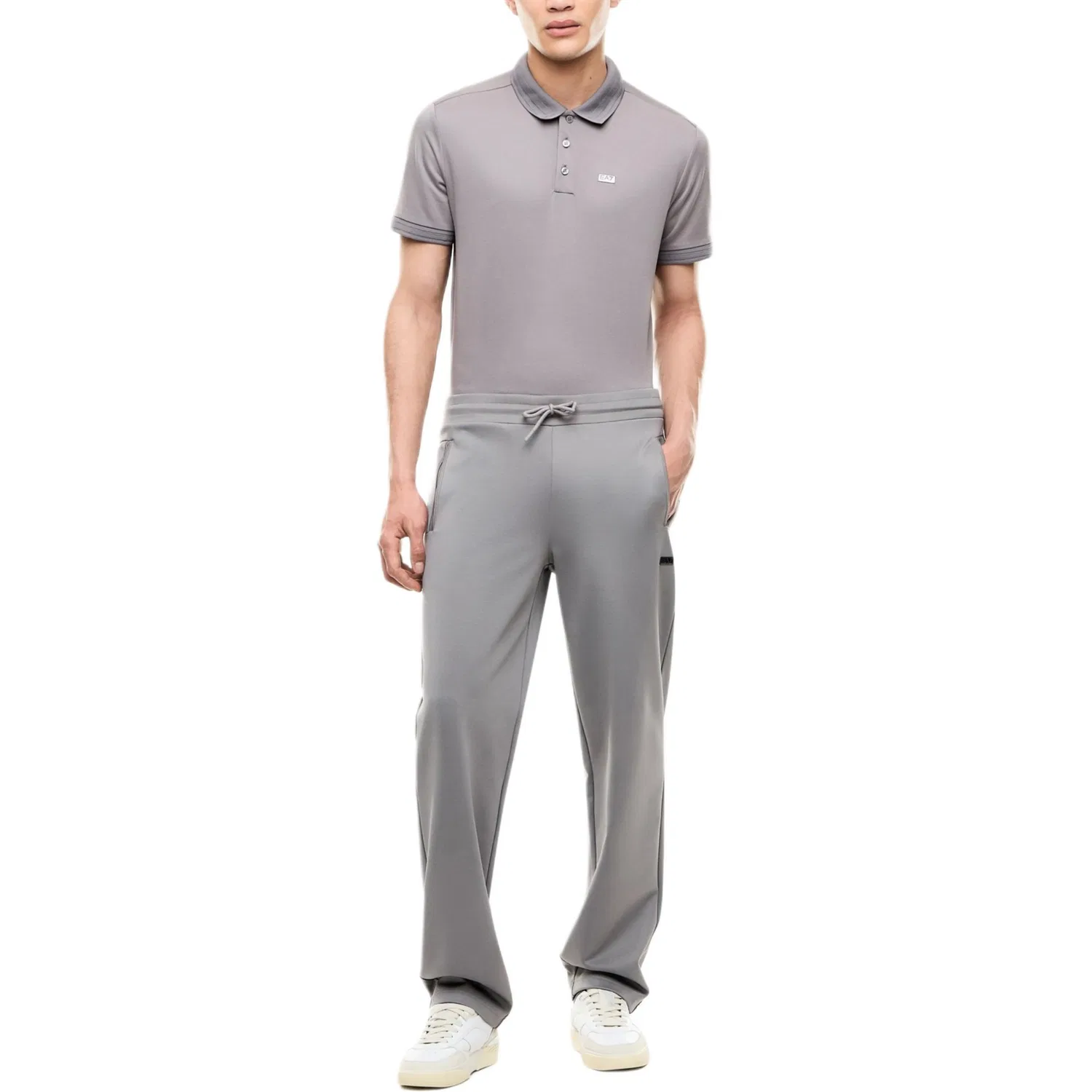 Мужские повседневные брюки EMPORIO ARMANI, Цвет Dusty Gray — фото 3