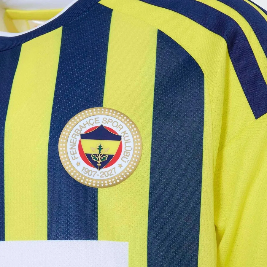 Детская футболка спортивная с дизайном Fenerbahçe 26/27 Iç Saha, adidas, Разноцветный — фото 3