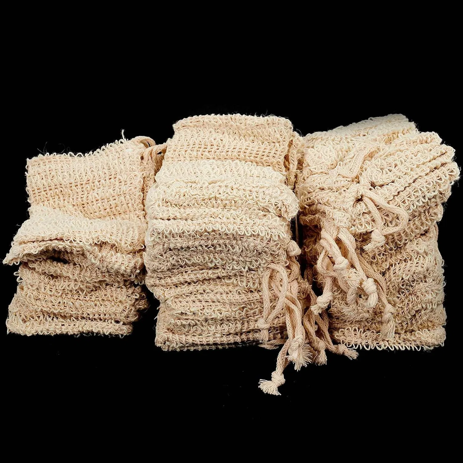 Набор мочалок для мыла Sisal, Youbones, 100 шт., 14x9.5 см — фото 3