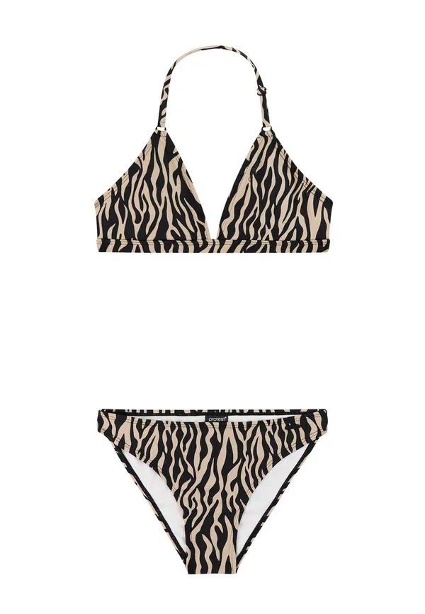 Купальник с анималистичным принтом Fabu set - bikini Protest, True Black, черный