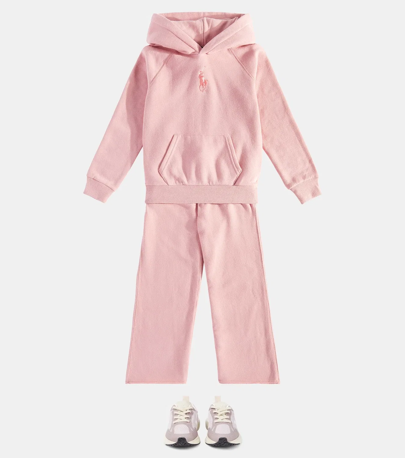 Толстовка с капюшоном Polo Ralph Lauren Kids, розовый — фото 2