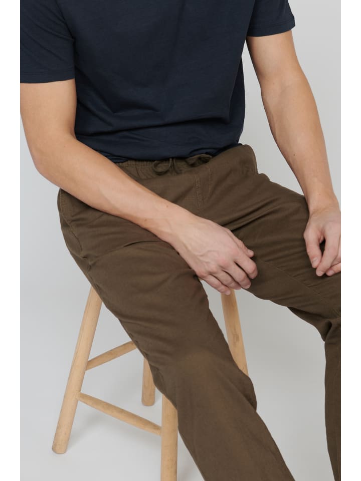 

Повседневные брюки MAbarton, прямого кроя, цвет Brown Soil Matinique