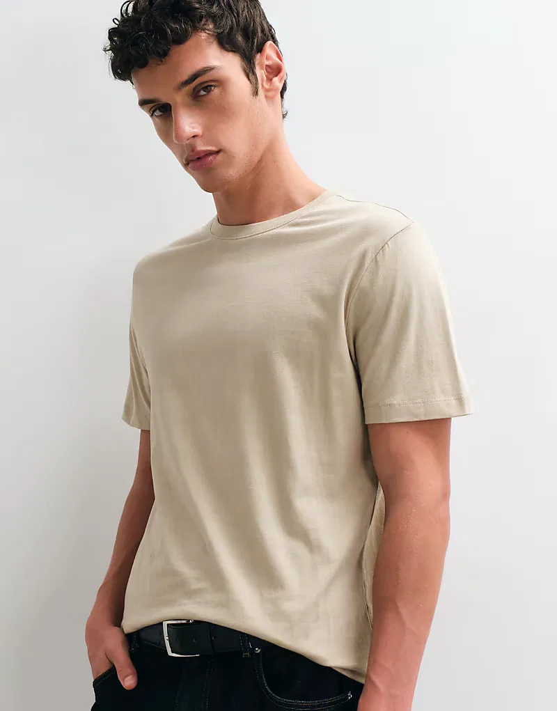 Классическая футболка GAP, бежевый