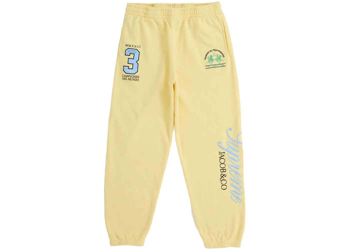 Мужские спортивные штаны Sweatpant Supreme, Yellow