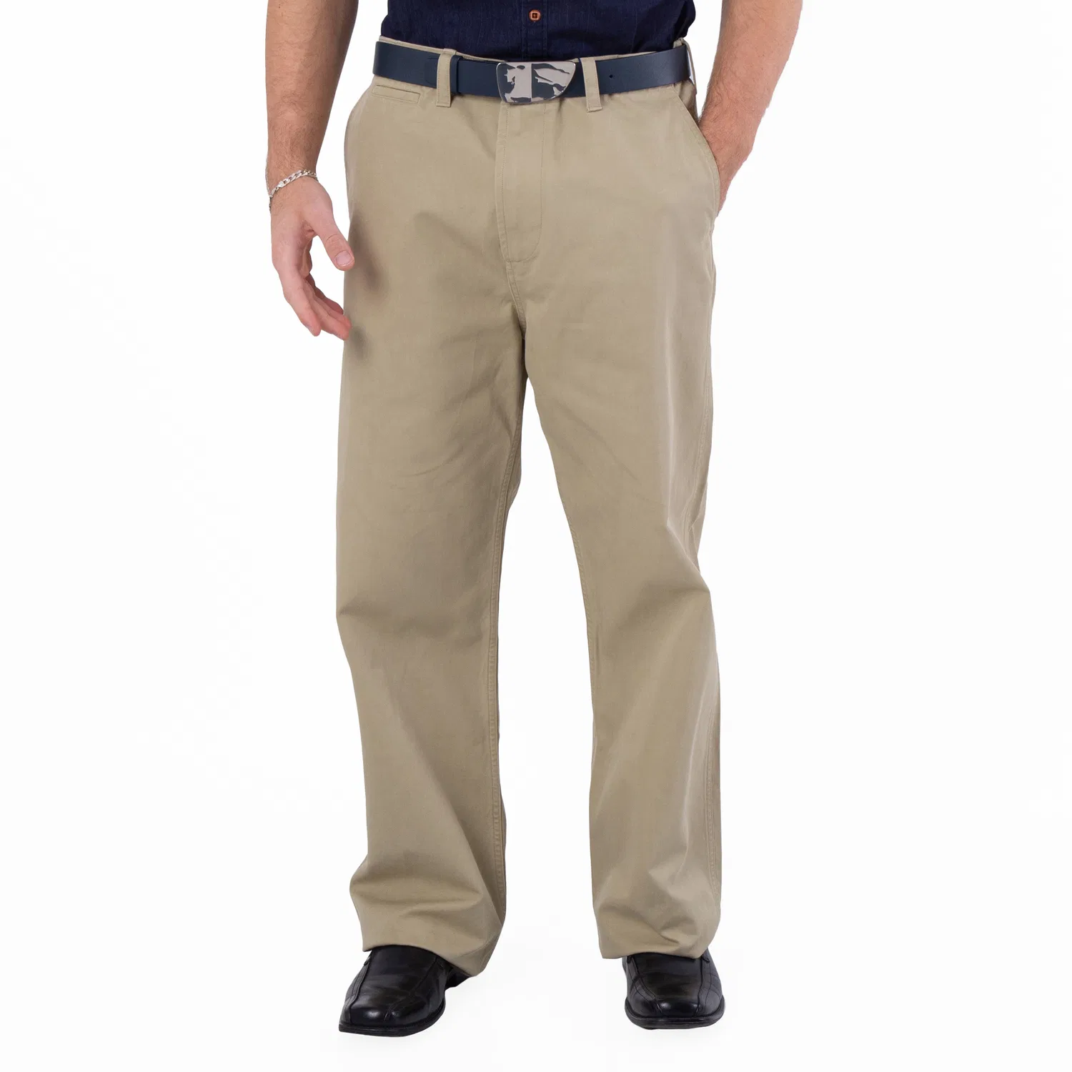 Брюки чинос из двустороннего хлопка Double-Faced Cotton Chinos Burberry, Hunter