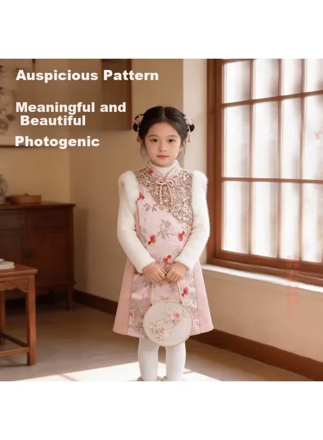 Платье-жилет с принтом китайского нового года Qipao Hanfu Babyprints — фото 2