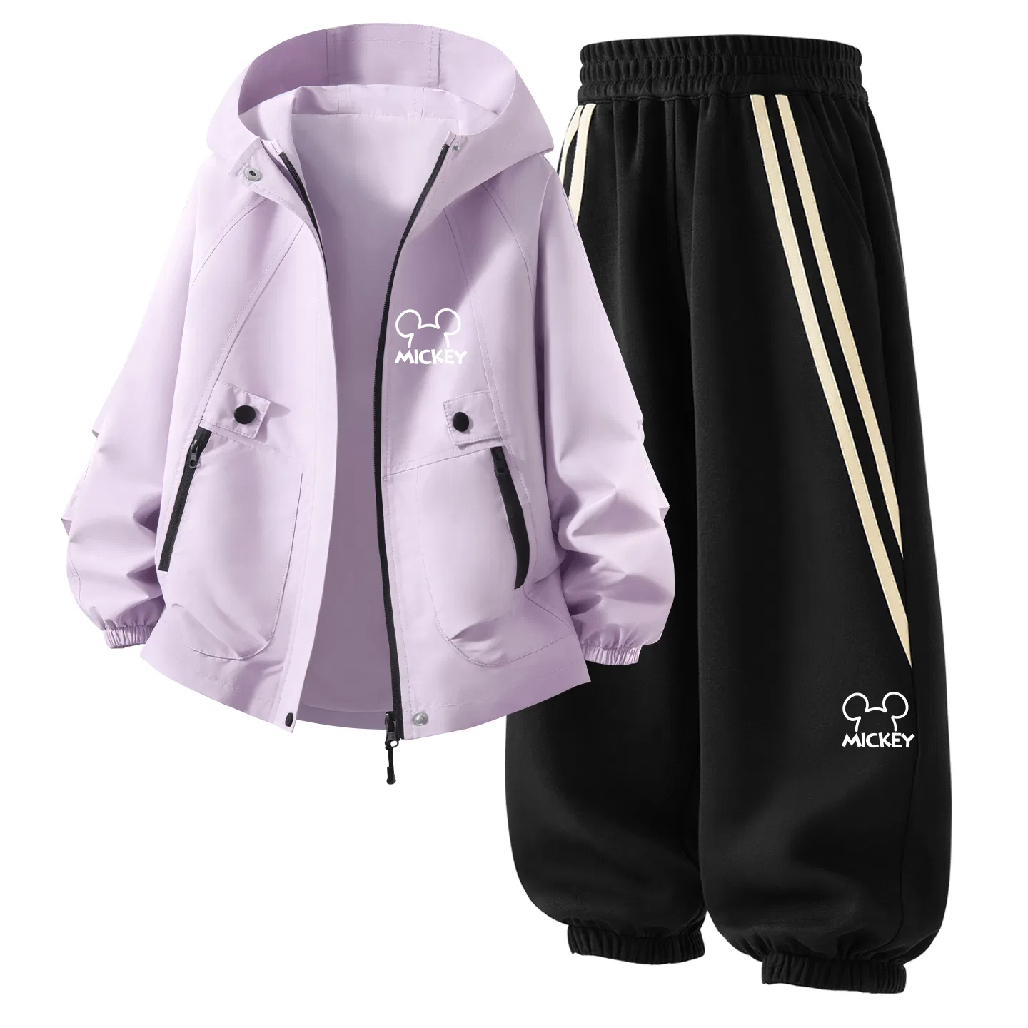 Детский спортивный комплект с капюшоном Di Line K, Disney, Purple/Black
