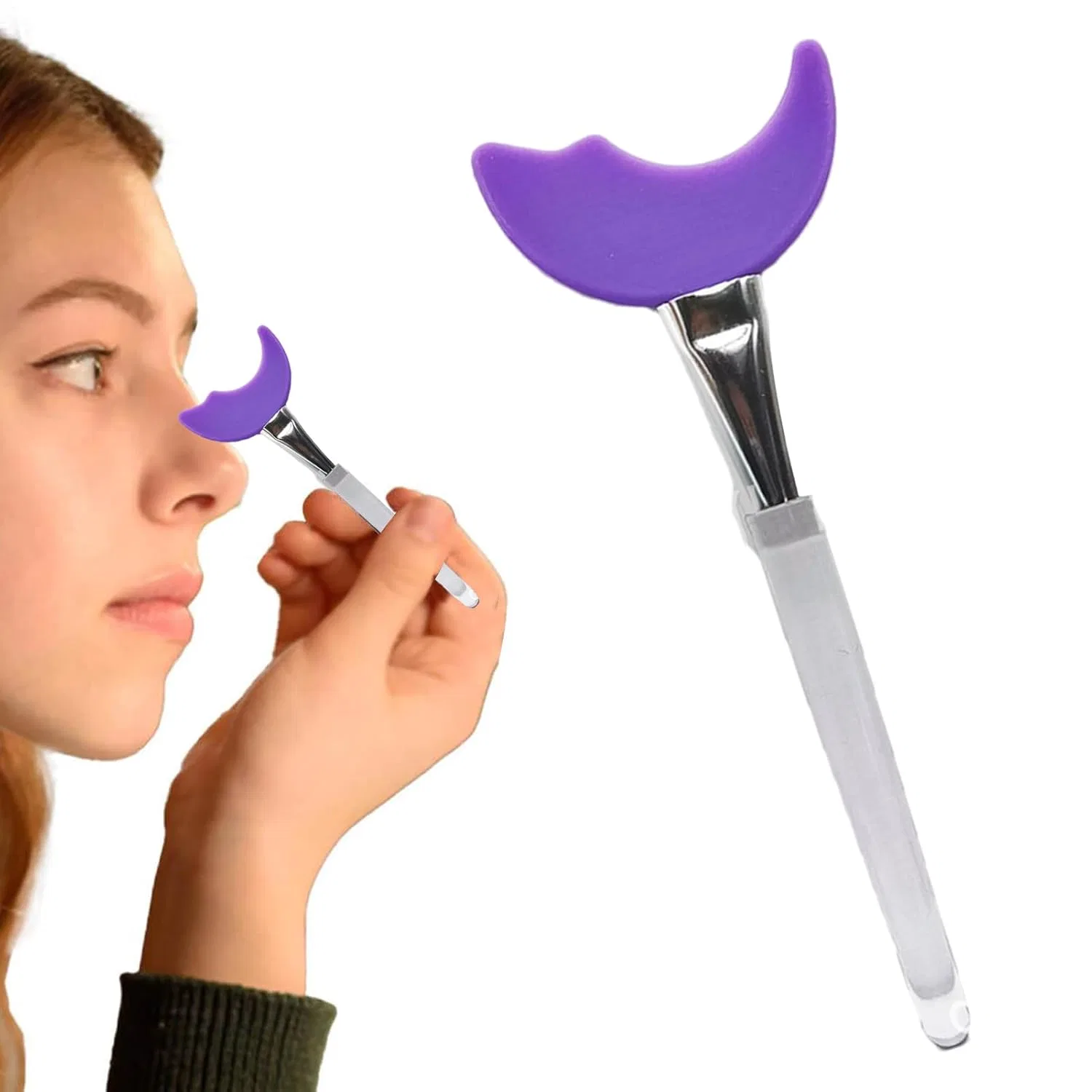 Силиконовый защитный аппликатор для ресниц, Purple Generisch