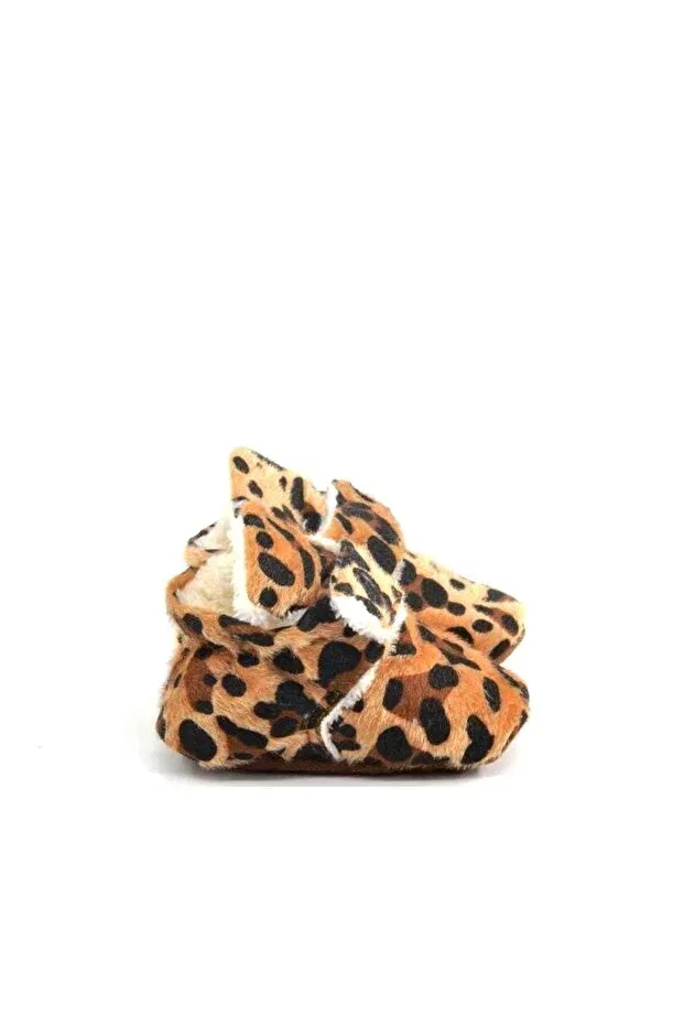 Детские тапочки для новорожденных с принтом Babytor, Leopard — фото 2