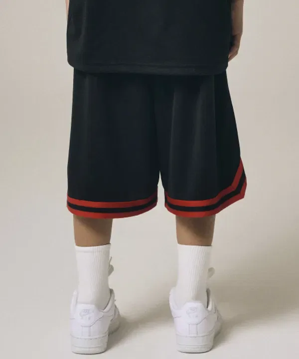 Шорты баскетбольные Giant Fit, Takeasy Kids, черный — фото 4