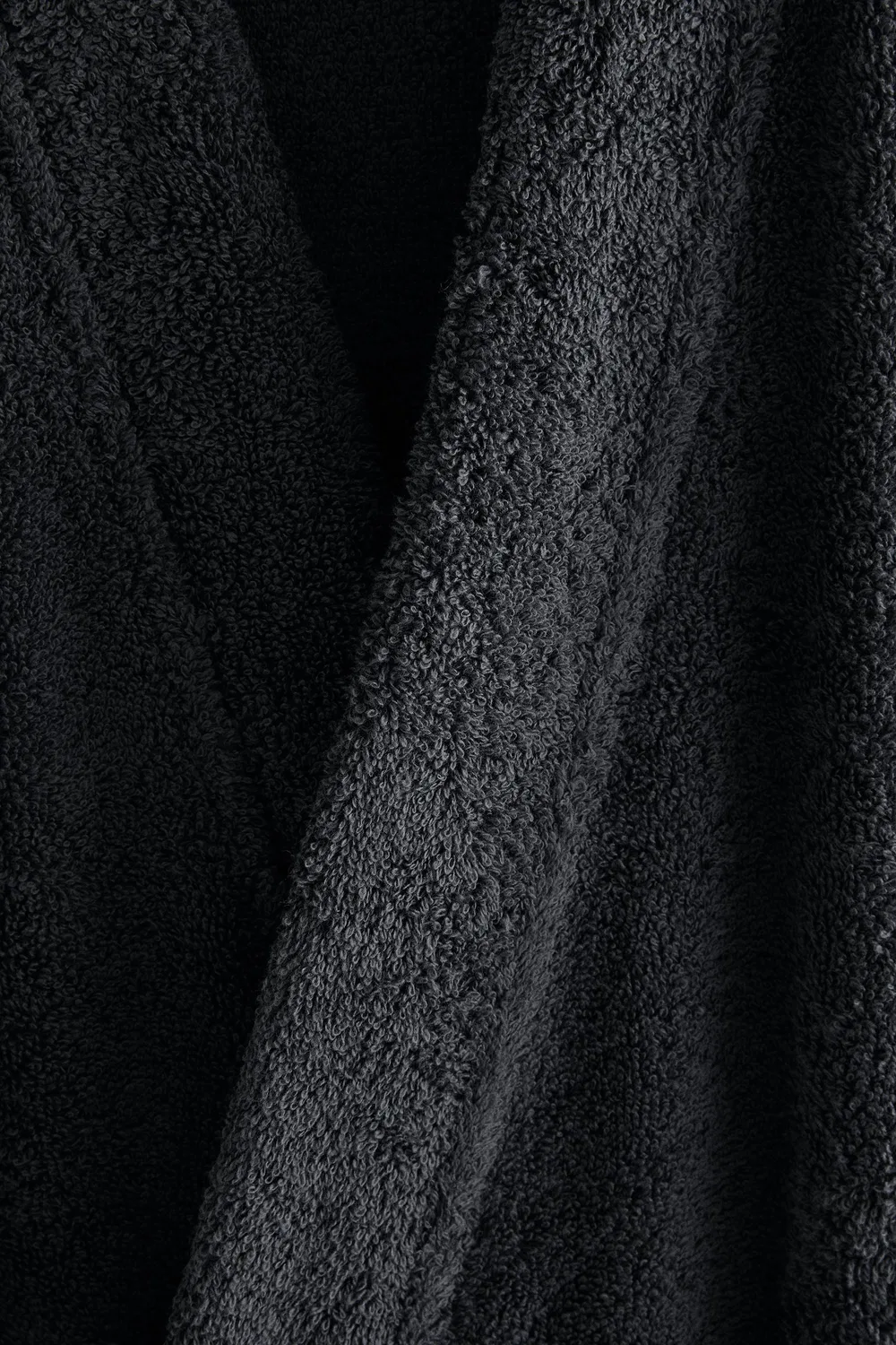 Высококачественный хлопковый банный халат (420 г/м²) ZARA, Anthracite grey — фото 4
