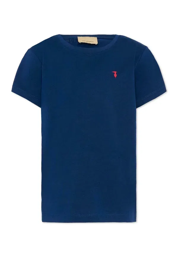 Футболка хлопковая Basic T-shirt Tru Trussardi Junior, синий