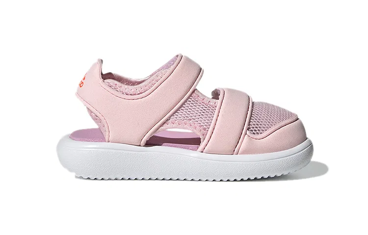 Детские сандалии для малышей с регулируемой фиксацией Adidas, Pink — фото 3