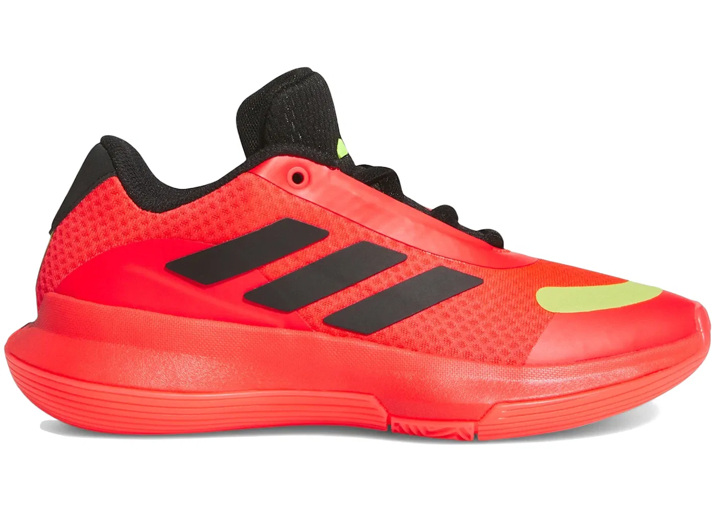 Детские кроссовки для мальчиков с низким профилем Adidas BB Legends Low, Lucid Red/Core Black/Lucid Lemon