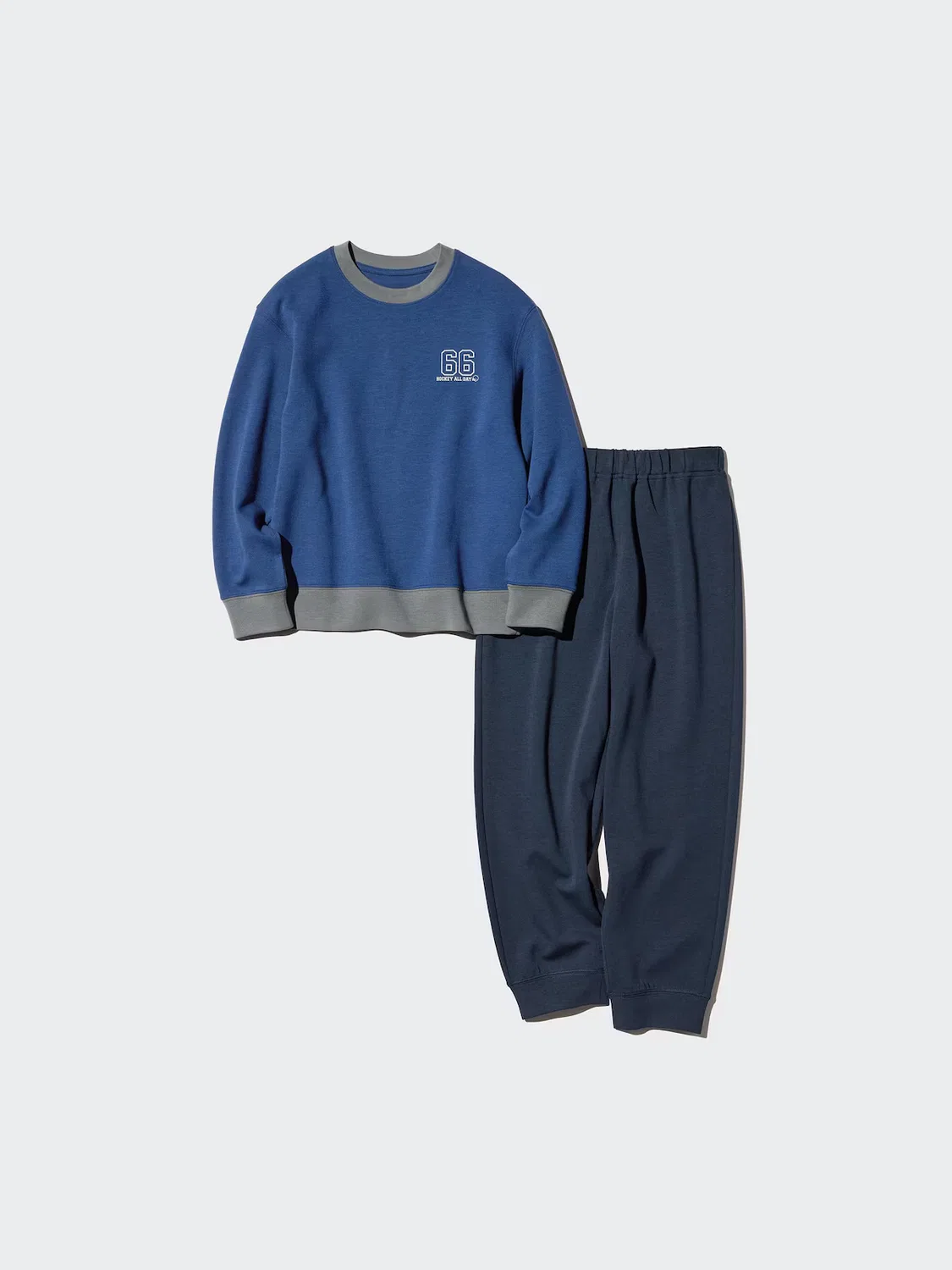 Комплект одежды Uniqlo, спортивный, синий — фото 4