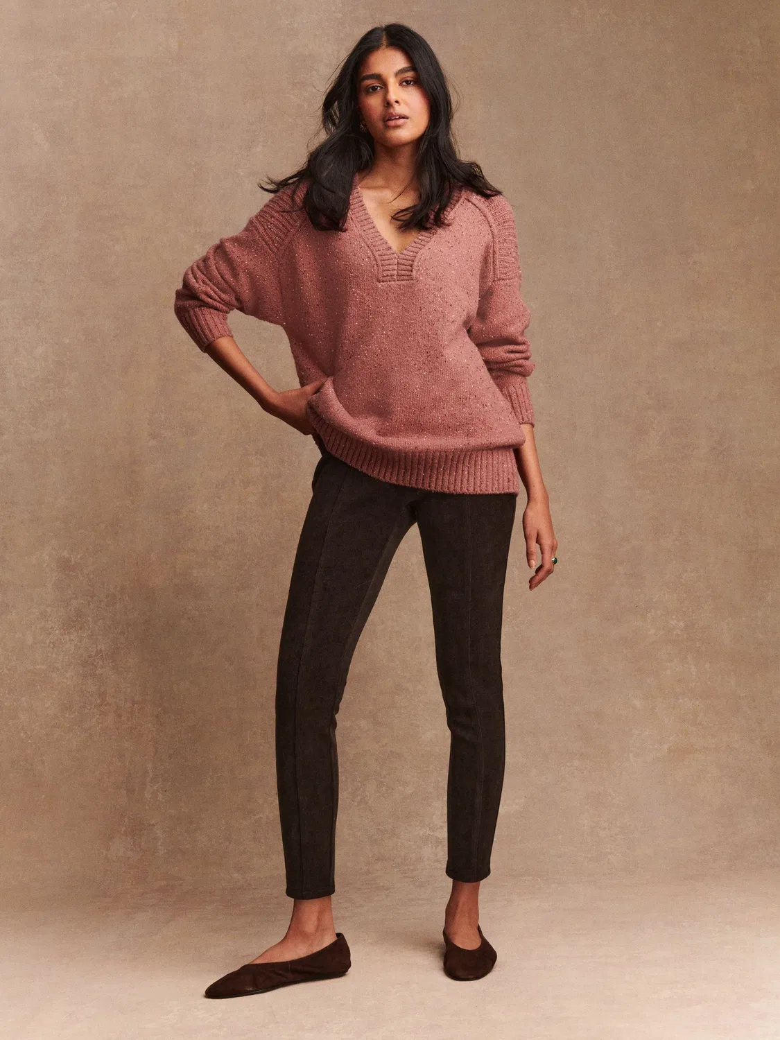 Леггинсы вельветовые, модель Chocolate Brown Cord Leggings Next, шоколадный