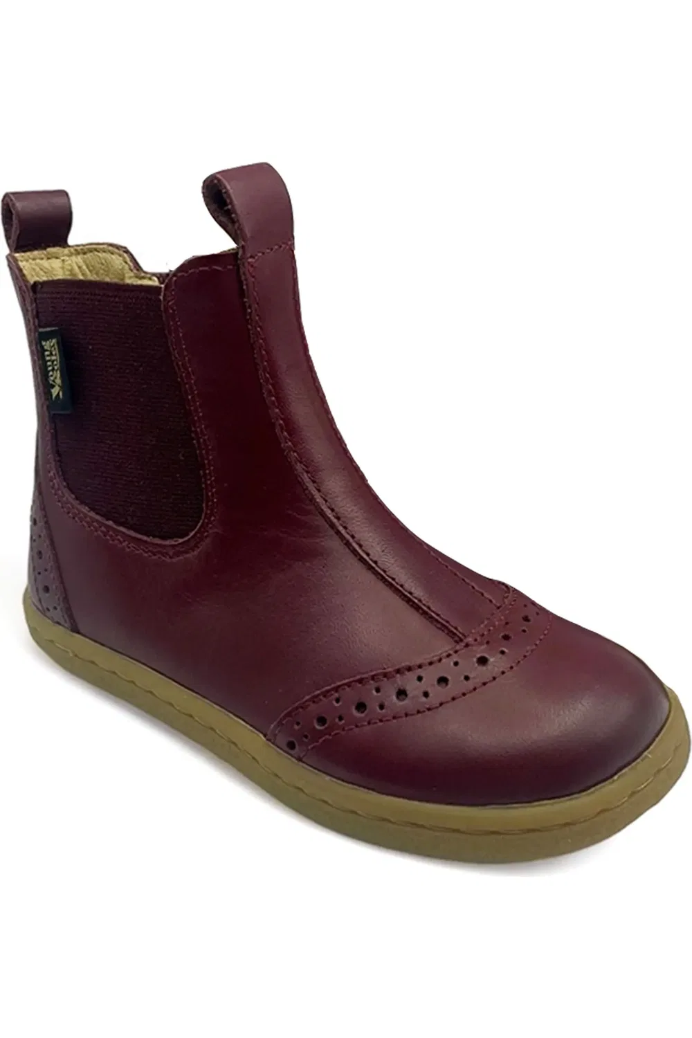 Детские ботинки челси barefoot Logan Young Soles, Berry