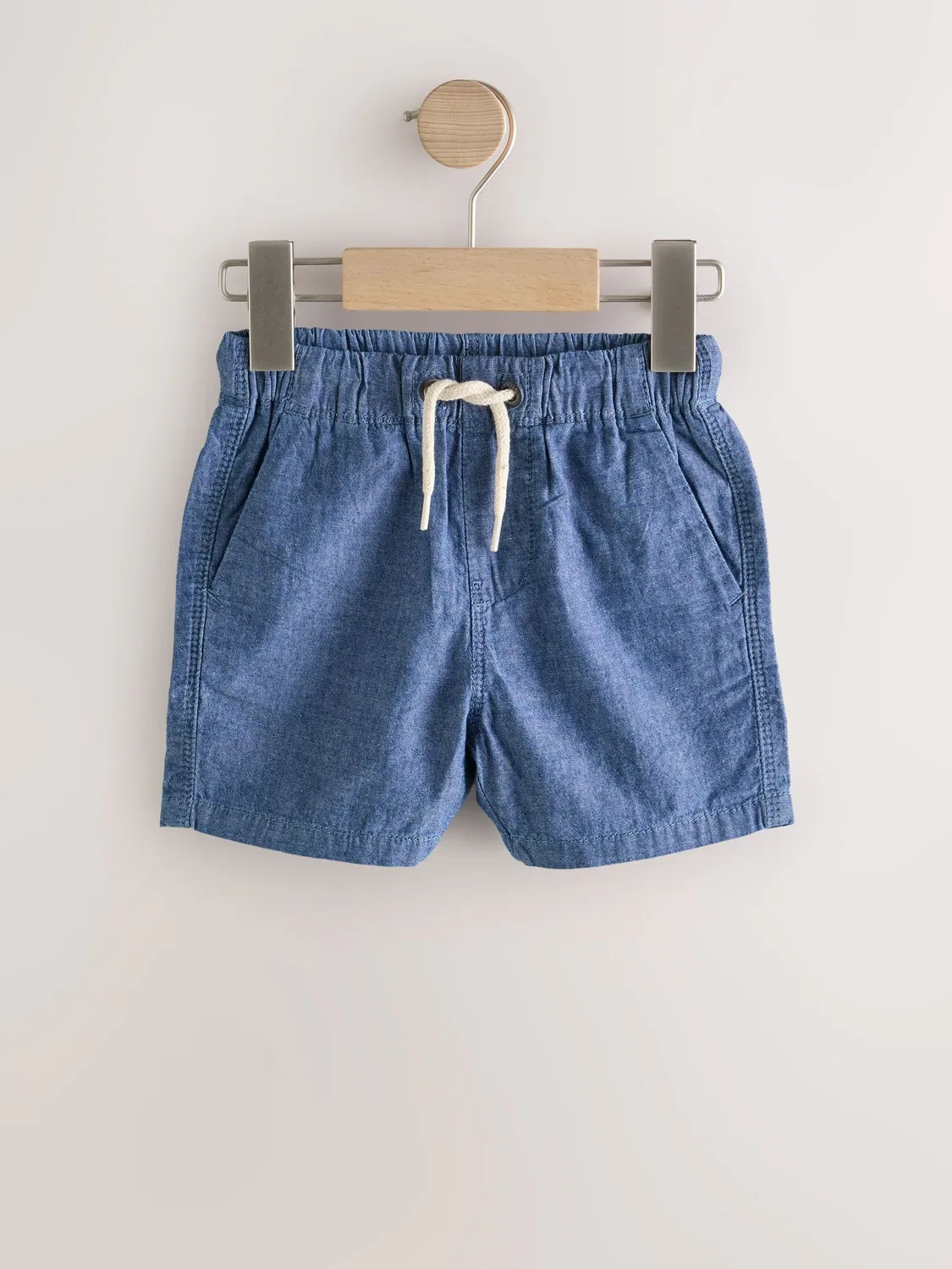 Шорты 3 шт. Next, Navy/Stone/Chambray Blue — фото 2