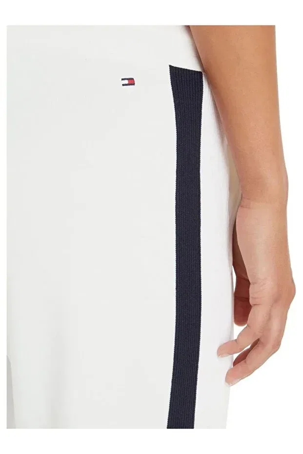 Женские брюки с принтом Tommy Hilfiger, Ybl White — фото 2