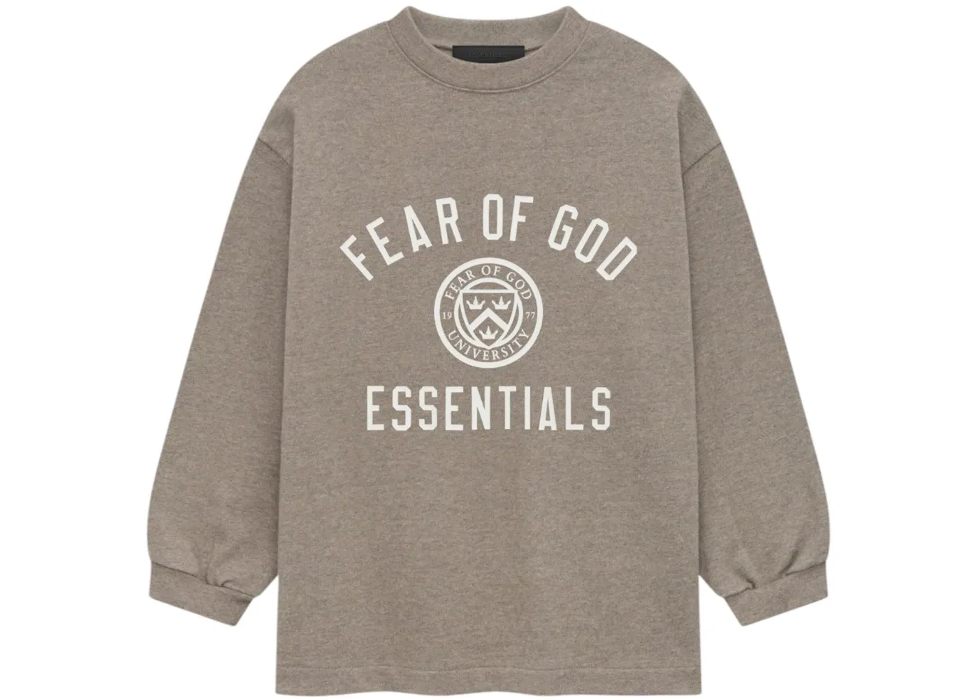 Детский лонгслив с длинным рукавом Tee (FW24) Fear of God, Heather Gray