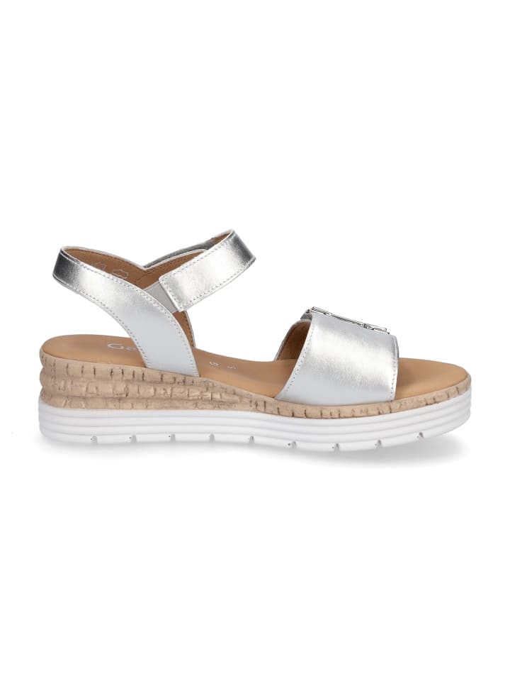 Сандалии на плоской подошве Gabor Comfort, серебряный — фото 4