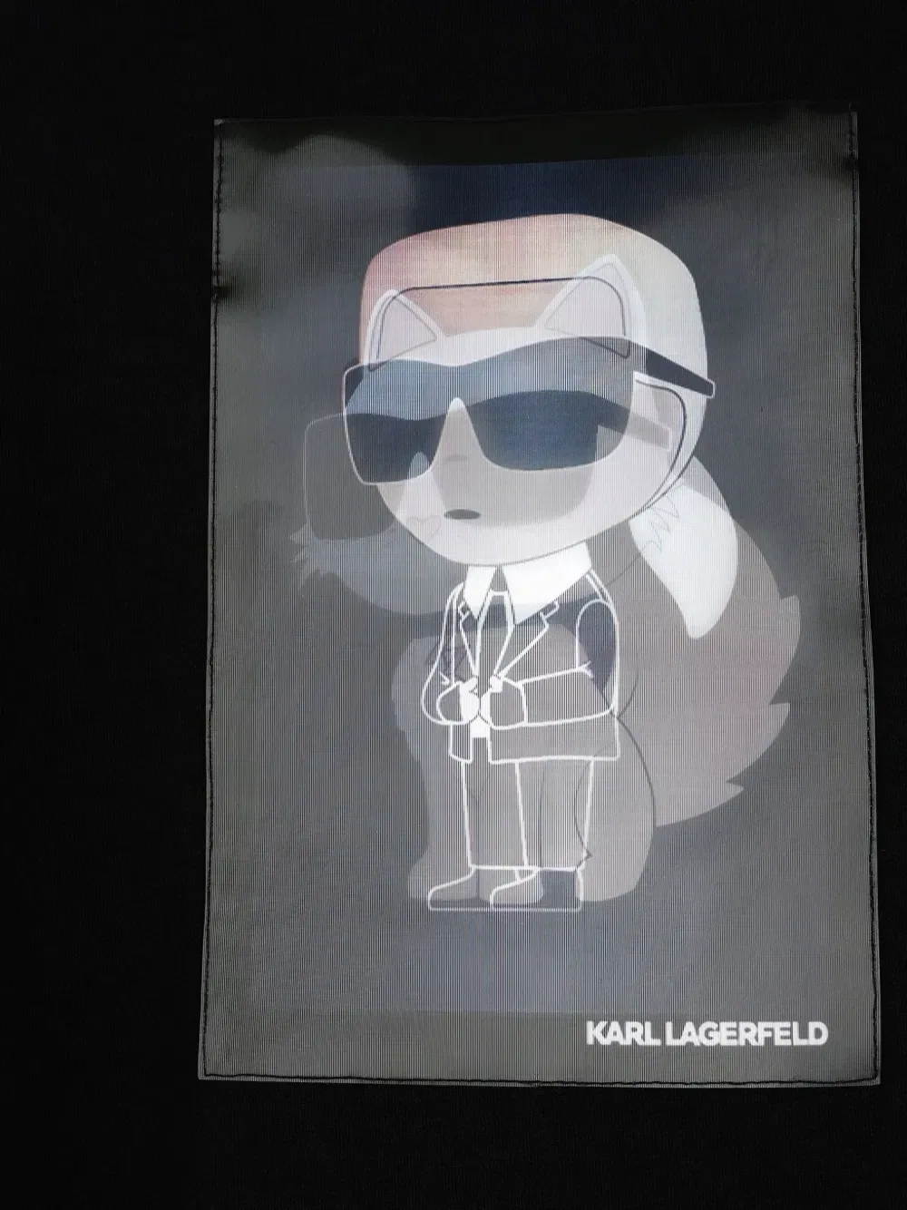Свитер с нашивкой Karl Lagerfeld Kids, черный — фото 4