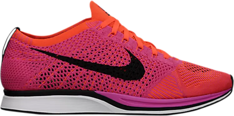 

Кроссовки Nike Flyknit Racer 'Hyper Crimson', розовый
