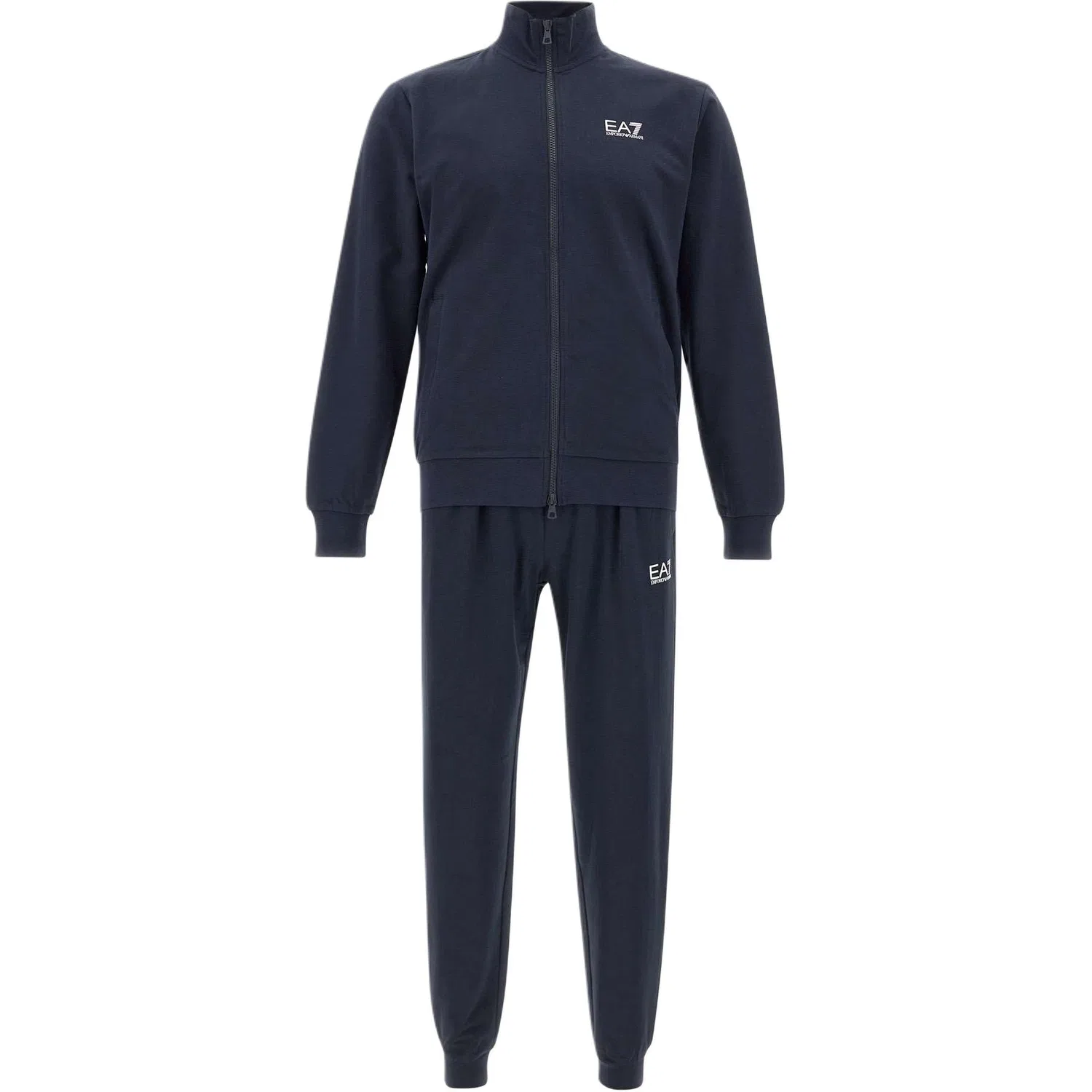 Мужской спортивный костюм с принтом Logo Zipped Track Suit EMPORIO ARMANI, Blue