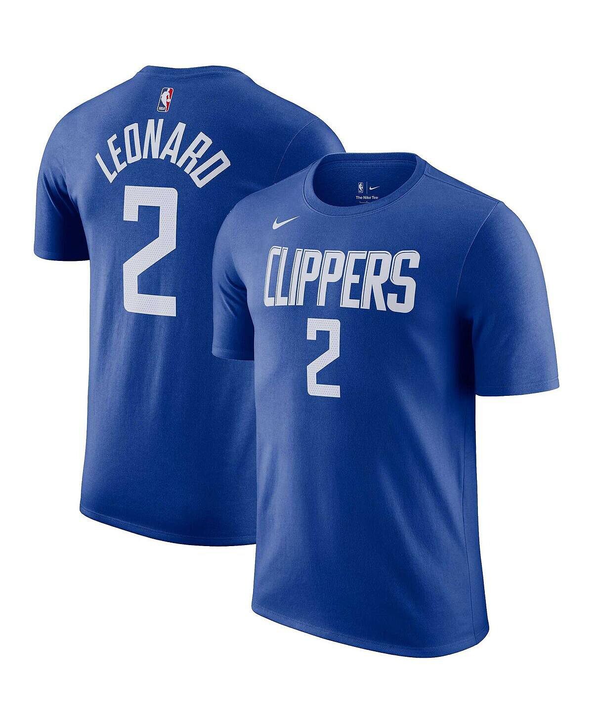 

Мужская футболка kawhi leonard royal la clippers icon 2022/23 name and number performance Nike