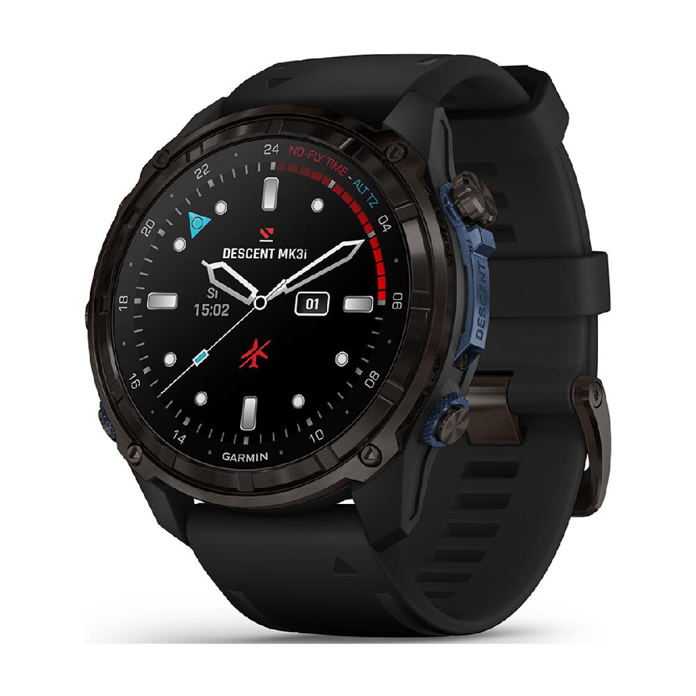 

Умные часы Garmin Descent Mk3i, 1.4", Wi-Fi, титановый серый/черный