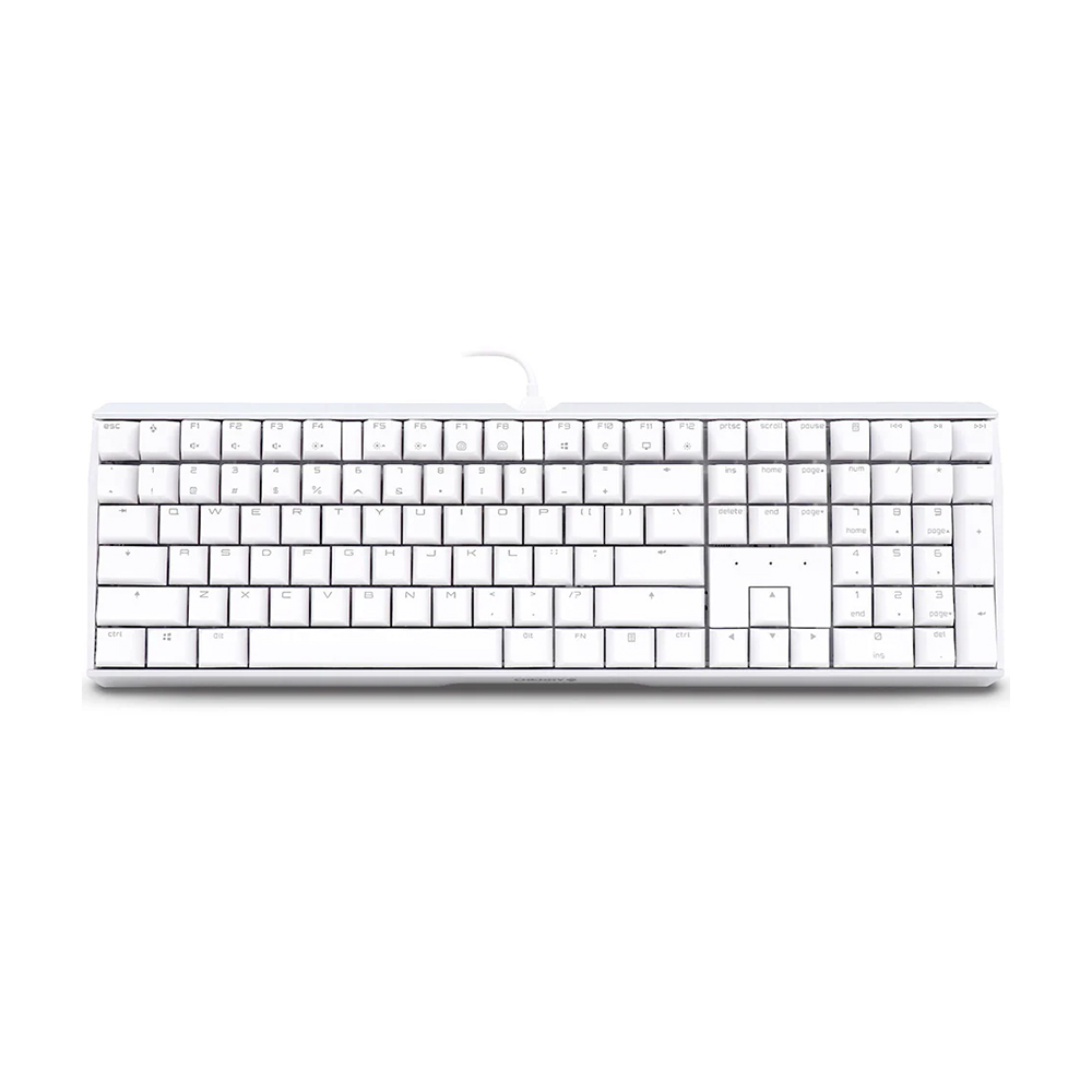 

Игровая клавиатура Cherry MX3.0S, проводная, Cherry MX Blue, белый