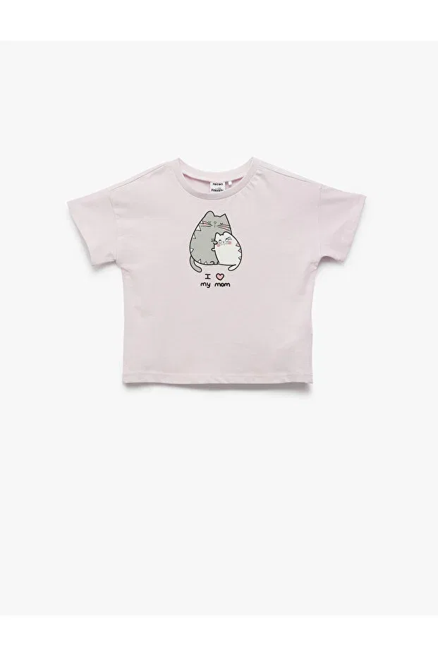 Детская футболка хлопковая Koton, Lilac